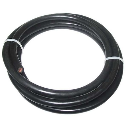 Battery Cable,1 Ga,10ft.,Black