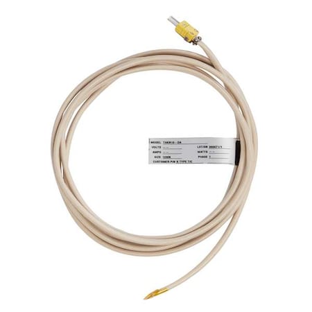 Thermocouple, Type K, 10 Ft., Indoor/Outdoor Use
