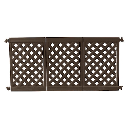 Fence Panel,Brown,38-1/2 X 66-1/4