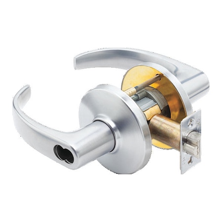 Cylindrical 9K Lock, Intruder, Lever, Rose, STK, Satin Chrome AM