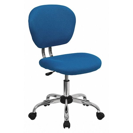 Task Chair, 17-1/4 To 21, Turquoise