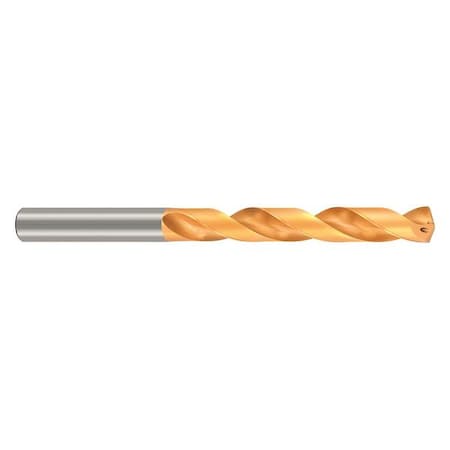 17.50mm Carbide Black/Gold 140 Deg. Jobber Length Drill Bit, Drill Bit Finish: TiN