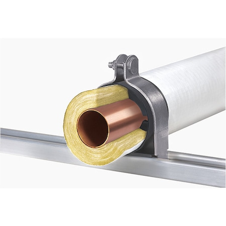 Insulation Clamp,1-3/8 OD X 1 Wall,304SS 9-Series For Fiberglass