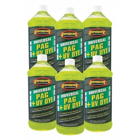 32 Oz. Universal PAG Oil, UV Dye 6 PK