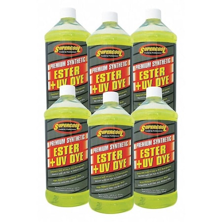 Ester Oil,UV Dye,32 Oz.,PK6