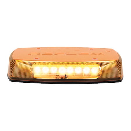 Reflex Beacon, Amber Lens, Amber LEDs