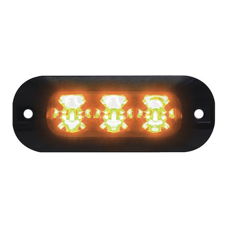 XTP Single, 3 LED Lights, 12/24VDC, Amber