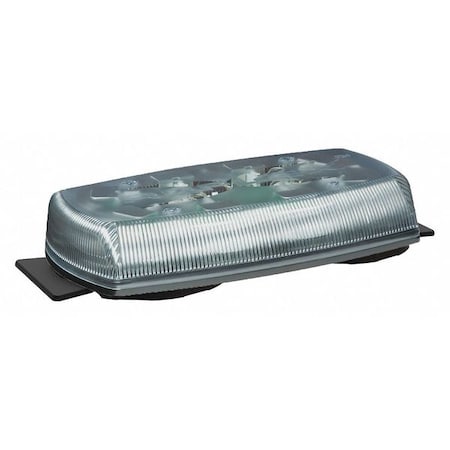 Mini Lightbar,LED,Amber/Clear,15 L