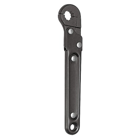 Ratcheting Flare Nut Wrench,L 7-1/4