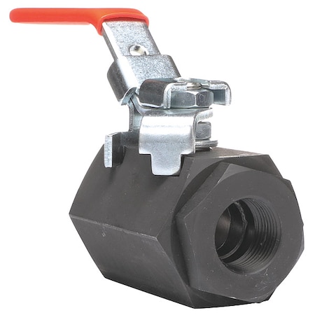 1 FNPT Carbon Steel Ball Valve Inline