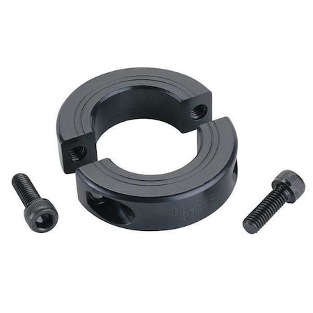 Shaft Collar,Clamp,2Pc,2-1/4 In,Steel