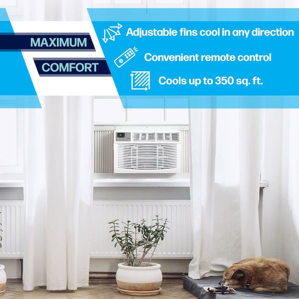 8,000 BTU Window Air Conditioner With Remote Control