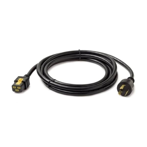 Power Cord, L6-20P, IEC C19, 10 Ft., Blk, 20A