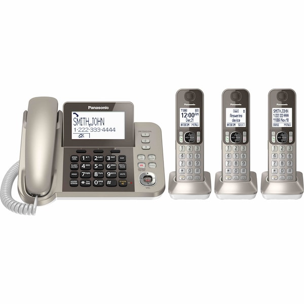 Telephone,Champagne Gold,3Handset,1Line