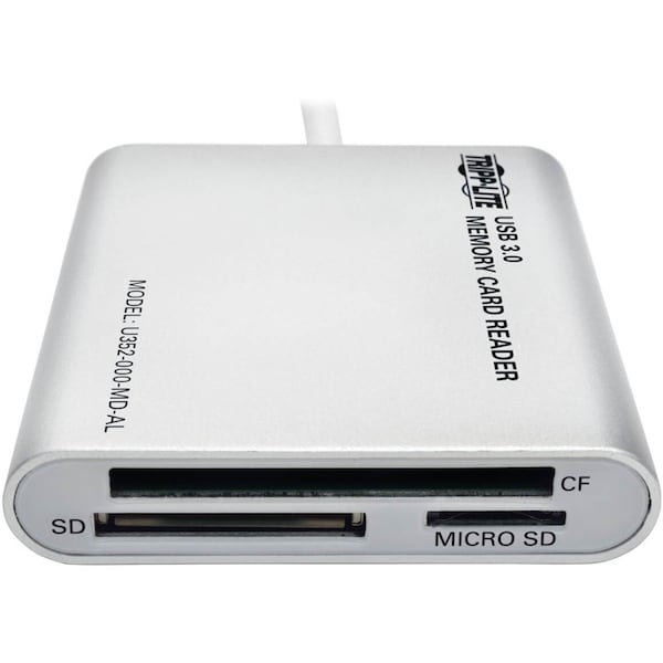USB 3.0 Memory Media Reader,Aluminum