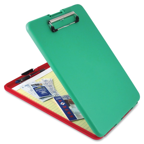 8-1/2 X 11 Storage Clipboard, Red/Green