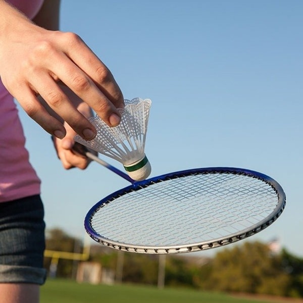 Badminton Set, 4 Rackets, Net, Case