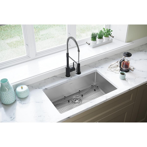 Sink, Undermount Mount, 0 Hole, Polished Satin Finish