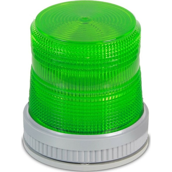 Warning Light,LED,120VAC,Green,65 FPM