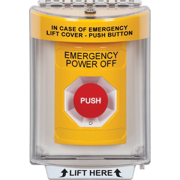 Emergency Power Off Push Button,2-7/8 D