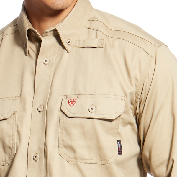 Flame-Resistant Shirt,Tan,2XL