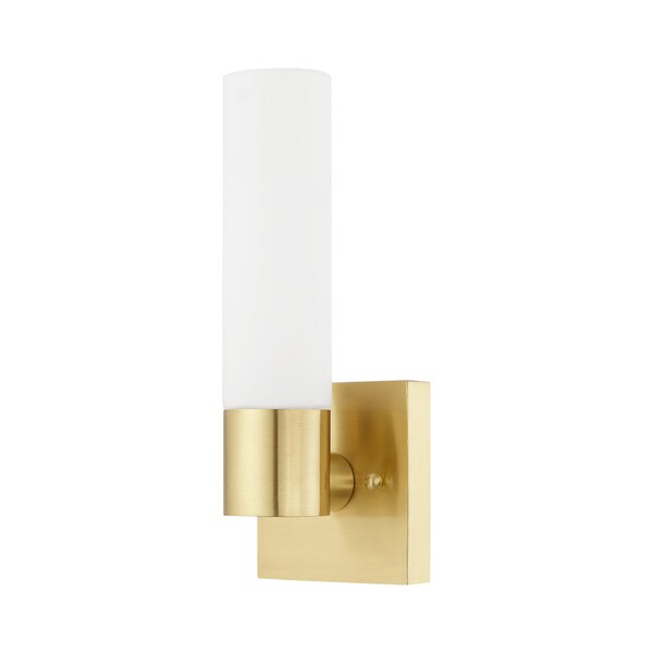 Aero 1 Light Satin Brass ADA Wall Sconce