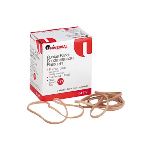 Rubber Band,7 In.,Size 117,Beige,PK50