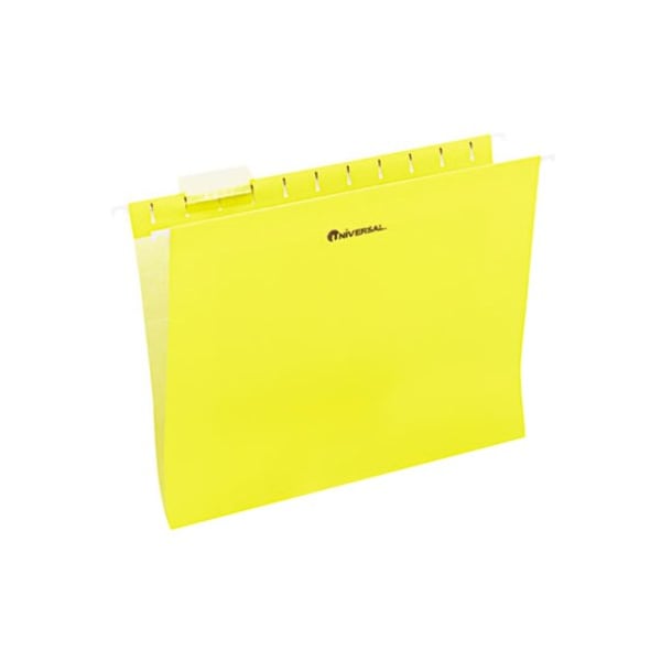 Hanging File Folders 9-3/8 X 11-3/4, Yellow, Pk25