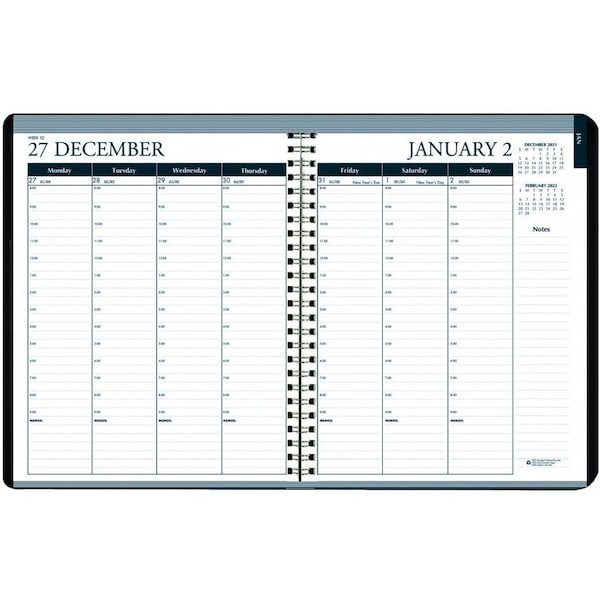 Weekly/Monthly Planner,8-1/2x11 In.