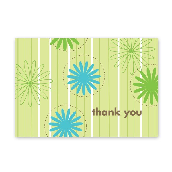 Thank You Card And Envelopes,Daisy,PK24