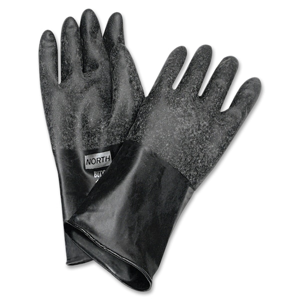 14 Chemical Resistant Gloves, Butyl, 10, 1 PR