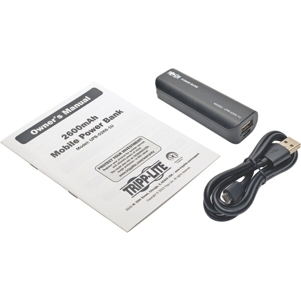 Portable Power Bank Charger,2600mAh,USB