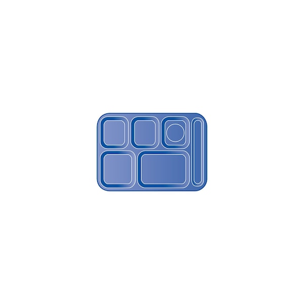 Right-Hand Compartment Tray,Grn,PK24