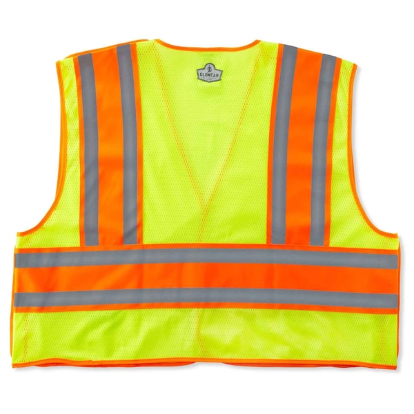 Lime Type P Class 2 Public Safety Vest,