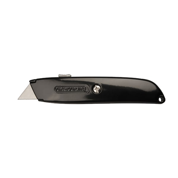 Gray Retractable Utility Knife Blade Storage In Handle