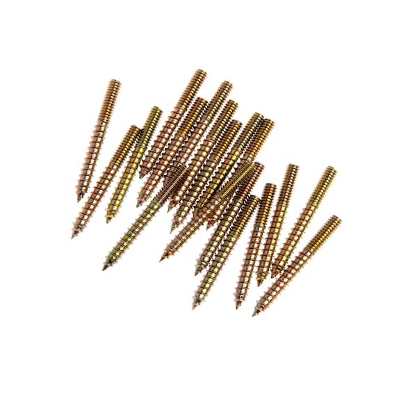 Closet Screws-Brass Plated-Blk 1/4X2-1/2