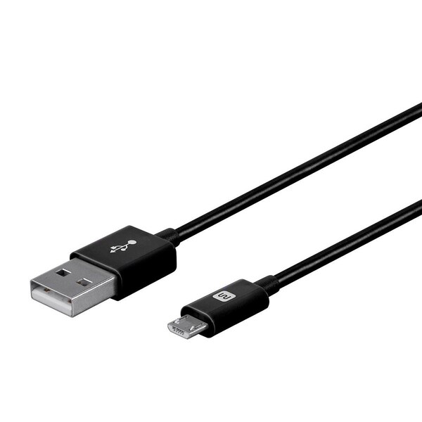 Usb A To Micro B Cable,3 Ft.Black