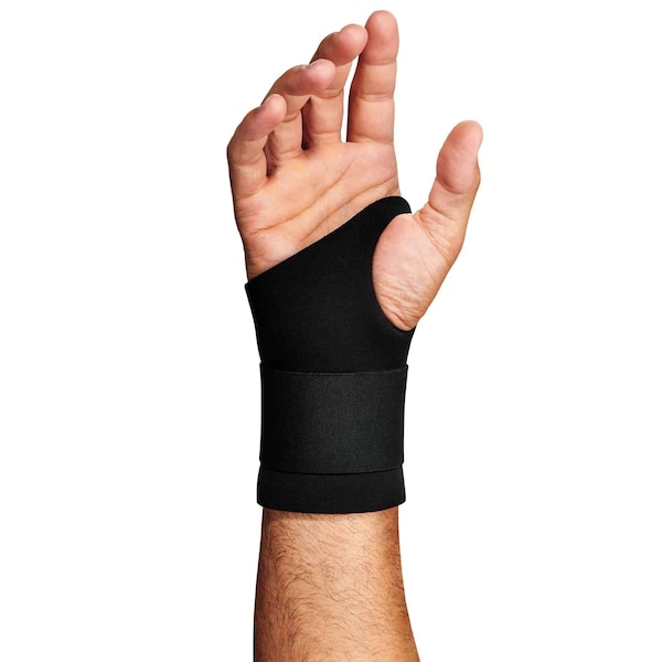 Black Ambidextrous Single Strap Wrist Su