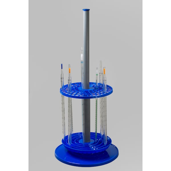 Bel-Art Rotary Pipette Stand: 94 Places, Polypropylene