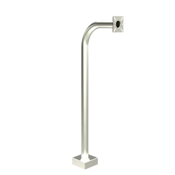 Gooseneck Pedestal,42H,Stainless Steel