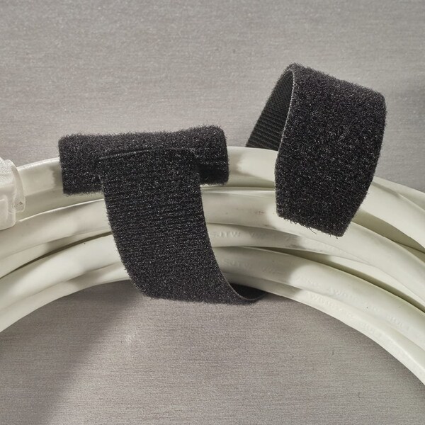 Hook And Loop Cable Tie,1x10,PK100