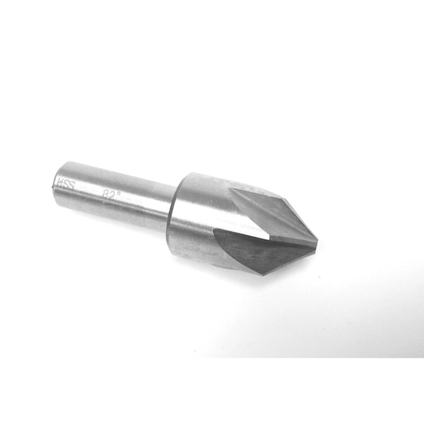 1/2 82 Degree 6 Flute High Speed Steel Chatterless Countersink