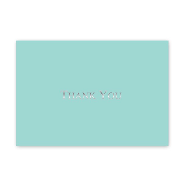 Thank You Card W/Envelope,Bella Bl,PK20