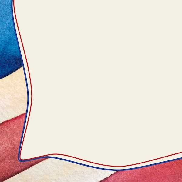 Stationery Letterhead,Patriotic,PK80