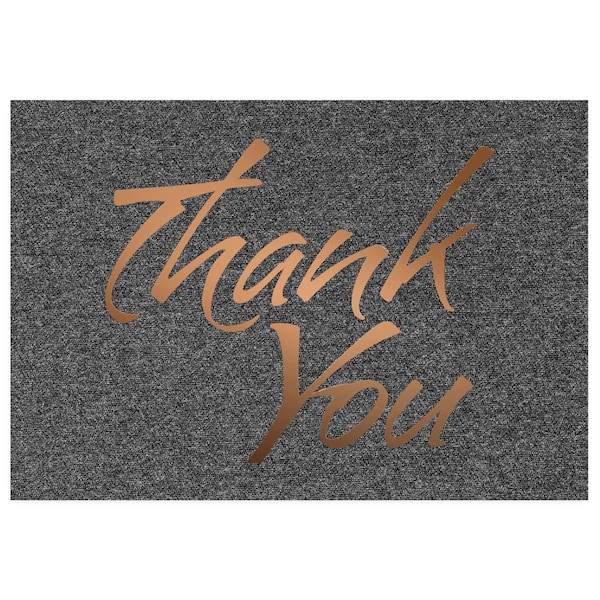 Thank You Card W/Envelopes,Suit Co,PK50