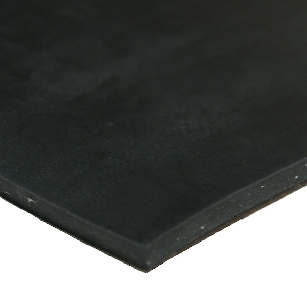 Cloth Inserted Rubber Sheet - 1/8 Thick - 36 Width X 12 Length - Black