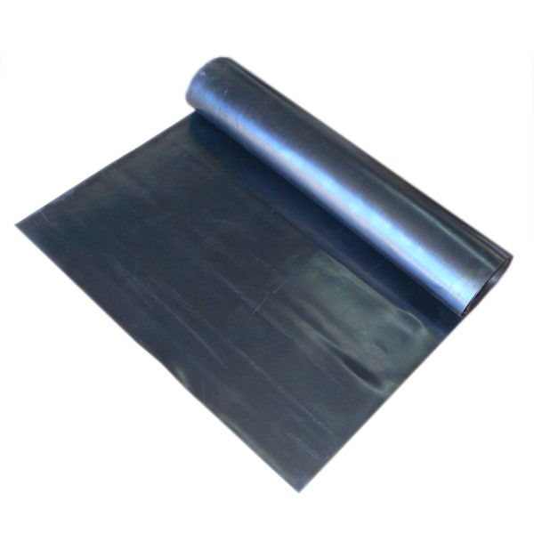 EPDM - Commercial Grade - 60A - Rubber Sheet - 1/4 Thick X 3ft Width X 18ft Length - Black