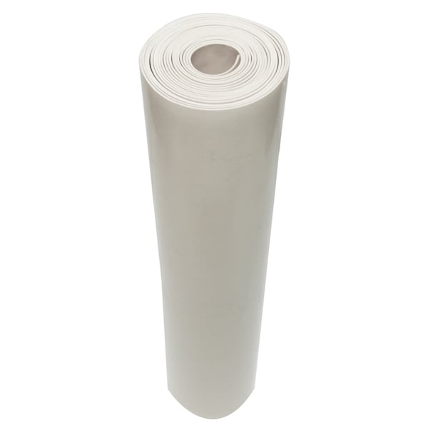 Nitrile - Commercial Grade White - 60A - Off-White Buna Sheets - 1/2 Thick X 36 Width X 36 Length