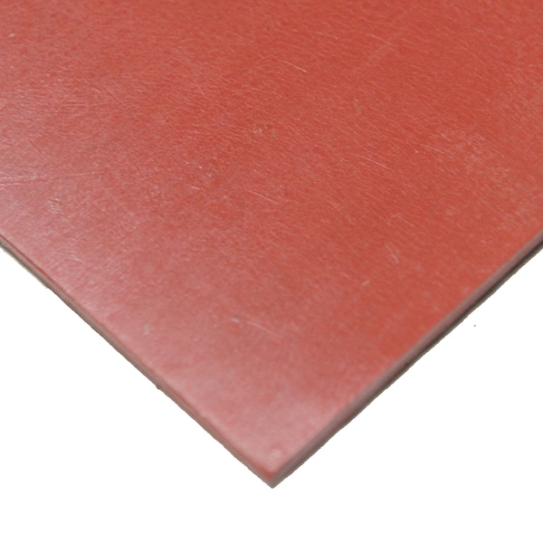 Styrene-Butadiene Sheet - 65A Durometer - 0.093 Thick X 2 Width X 36 Length - Red
