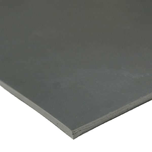 Gray Sheet Rubber - 1/8 Thick X 36 Width X 12 Length - Gray